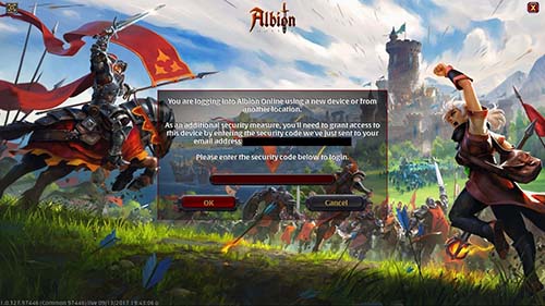 AO Login Screen